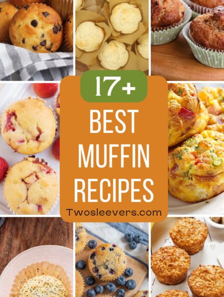 Best Muffin Recipes 9 part image grid with text overlay