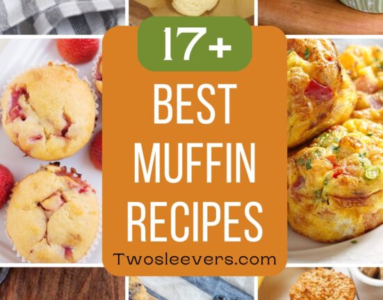 Best Muffin Recipes 9 part image grid with text overlay
