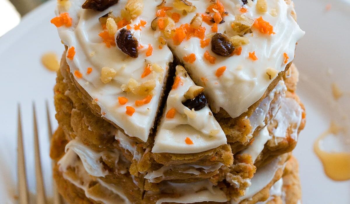 Carrot Cake Protein Pancakes Recipe