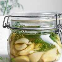 Fermented Garlic with Dill - Nourished Kitchen