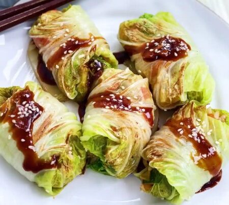 keto cabbage momos