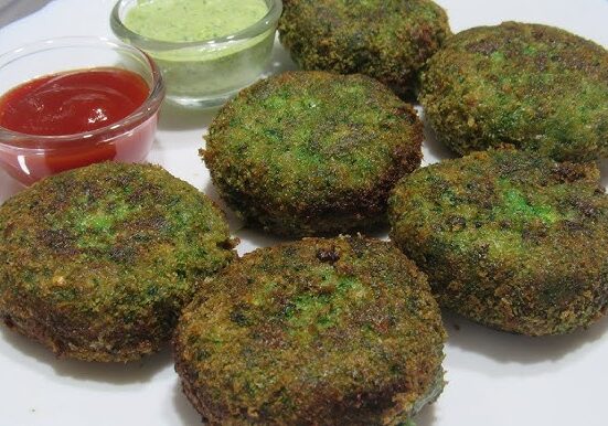 Keto Spinach Tikki (Hara Bhara Kebab) Recipe