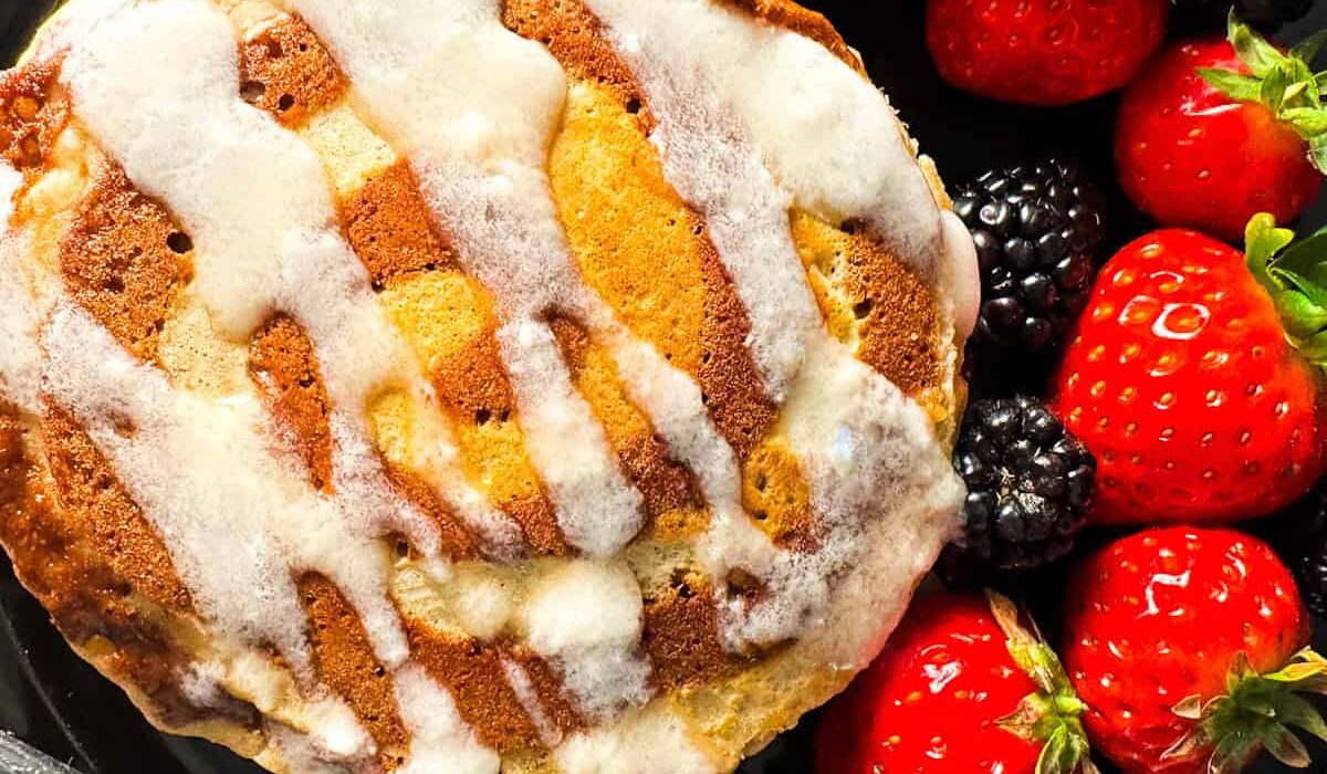 kodiak cakes cinnamon roll pancakes