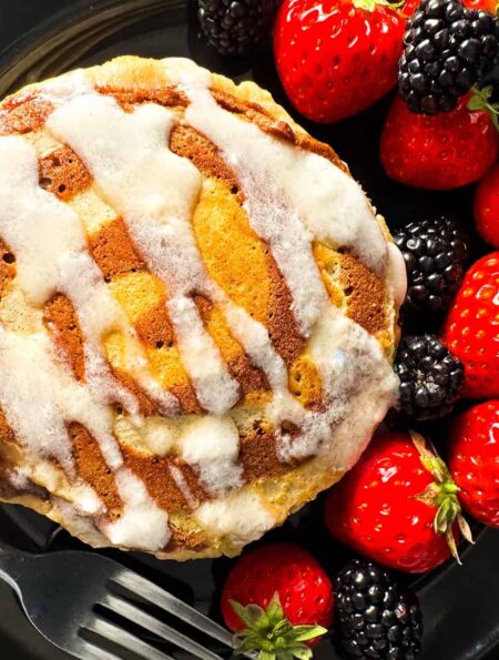 kodiak cakes cinnamon roll pancakes