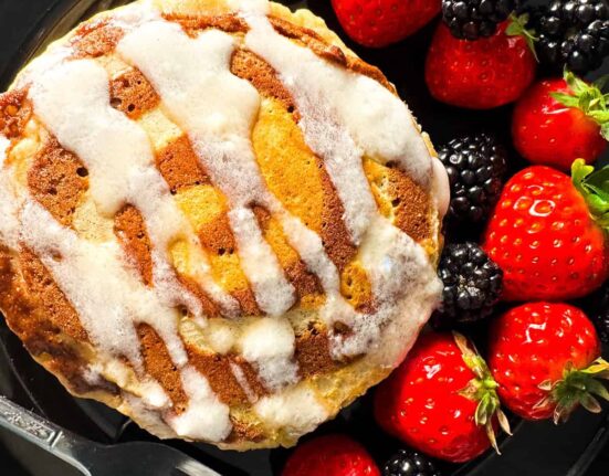 kodiak cakes cinnamon roll pancakes