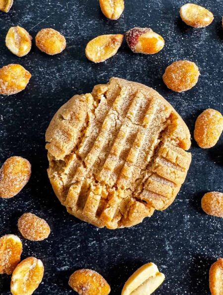 microwave peanut butter cookie