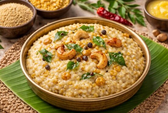 millet pongal recipe