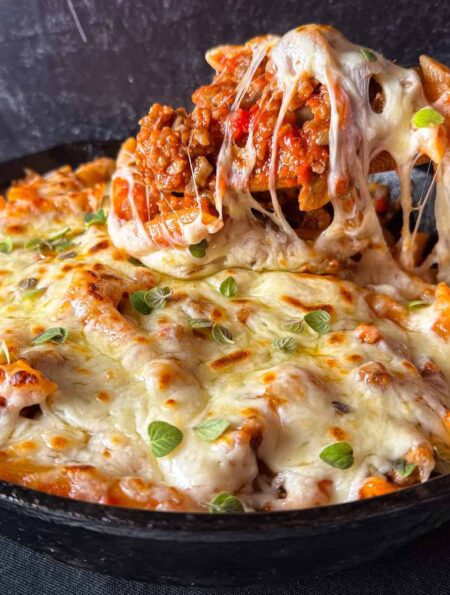 mushroom sausage pizza pasta
