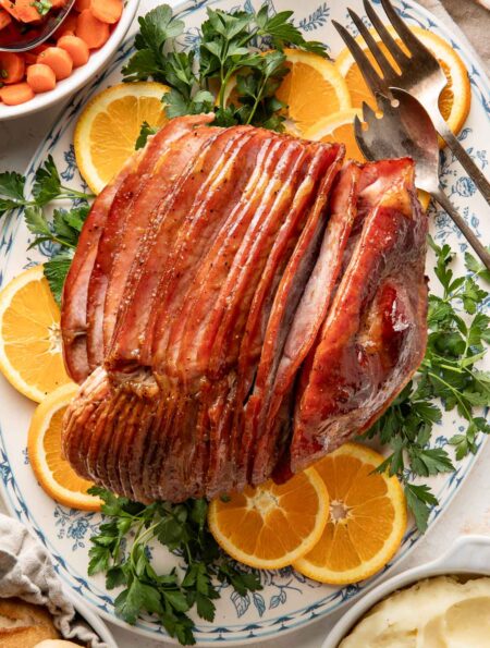 Orange Glazed Baked Ham Recipe