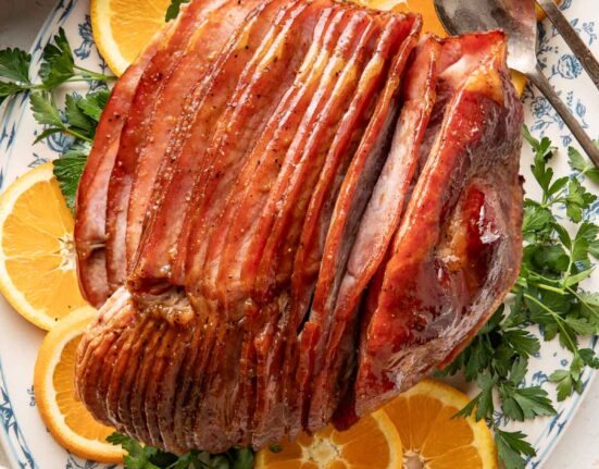 Orange Glazed Baked Ham Recipe