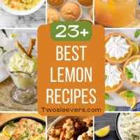 Best Lemon Recipes 9 part grid with text overlay