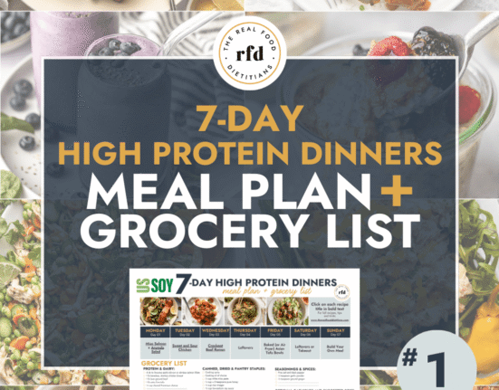 1-Week High-Protein Dinners Meal Plan