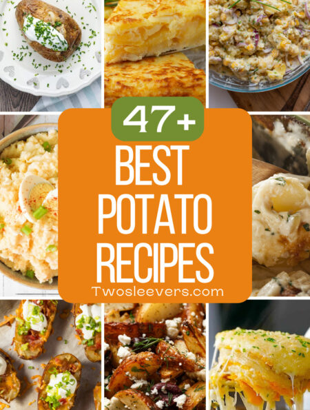 Best Potato Recipes 9 part grid with text overlay
