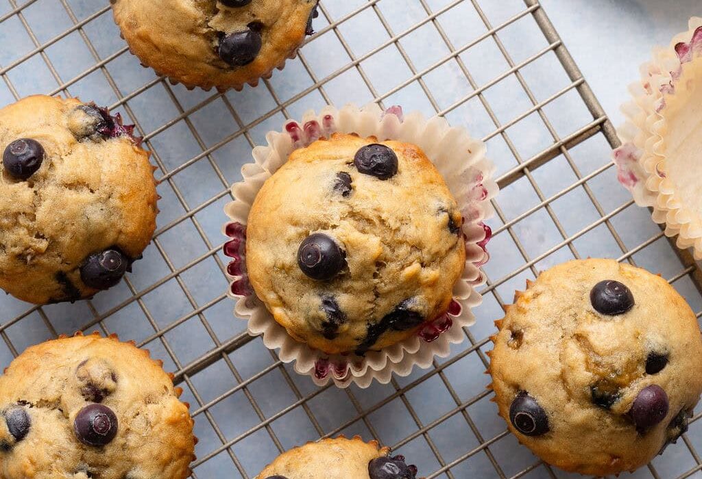 Blueberry Banana Muffins