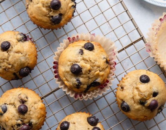 Blueberry Banana Muffins