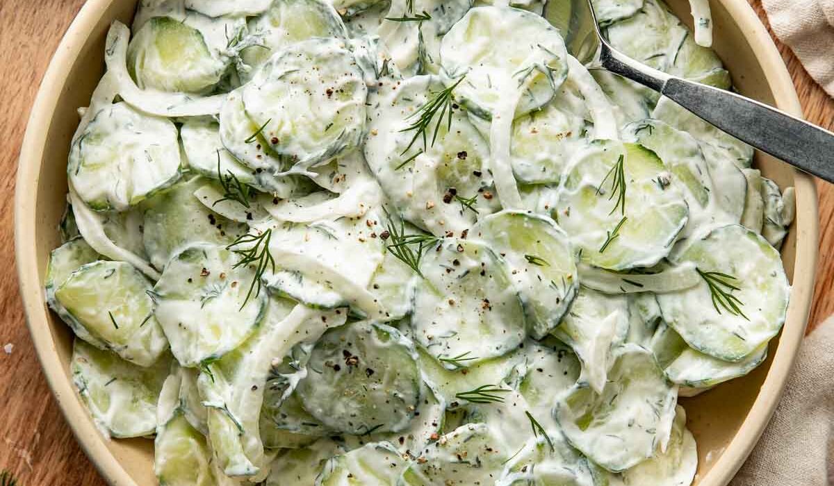 Creamy Cucumber Salad
