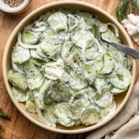 Creamy Cucumber Salad