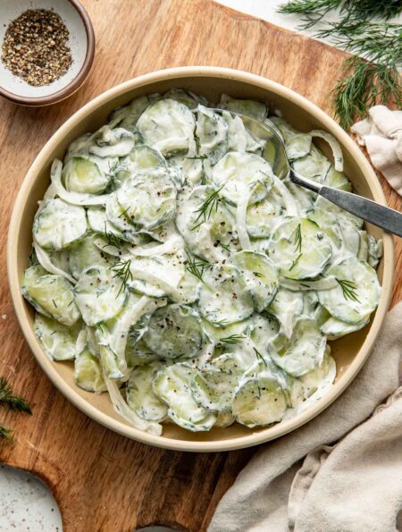Creamy Cucumber Salad