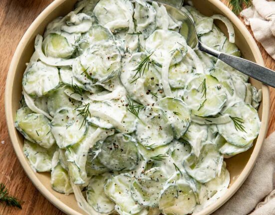 Creamy Cucumber Salad