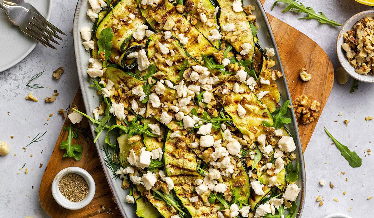 Grilled Zucchini Salad