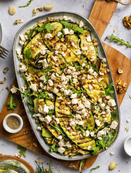 Grilled Zucchini Salad