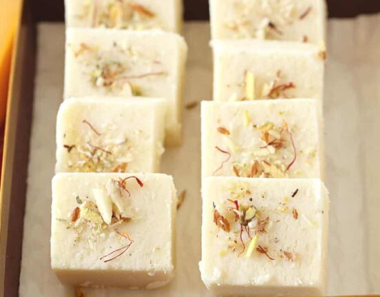 keto-friendly paneer burfi