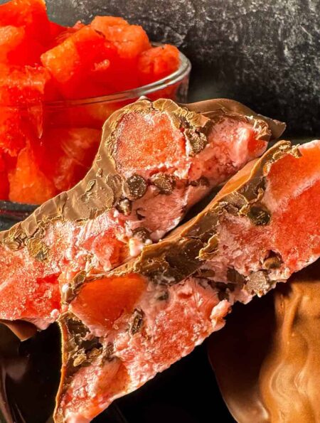 watermelon and yogurt clusters