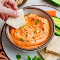 Keto Roasted Bell Pepper Dip Recipe