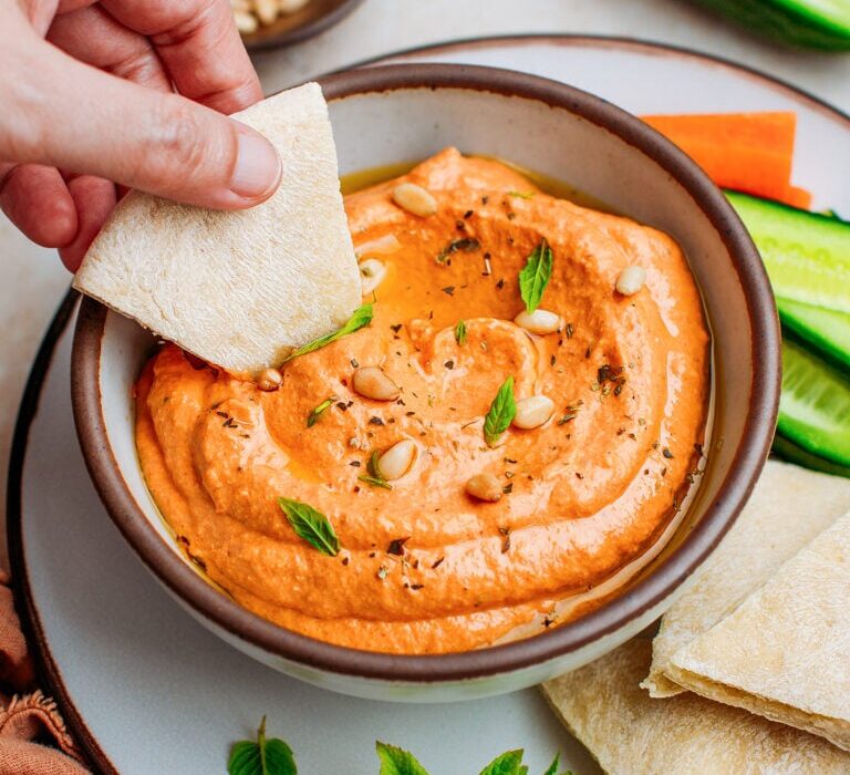 Keto Roasted Bell Pepper Dip Recipe