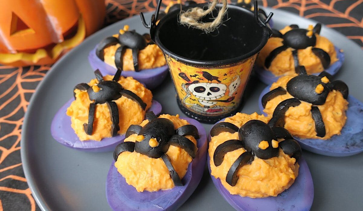 Low Carb Roasted Pumpkin Deviled Eggs