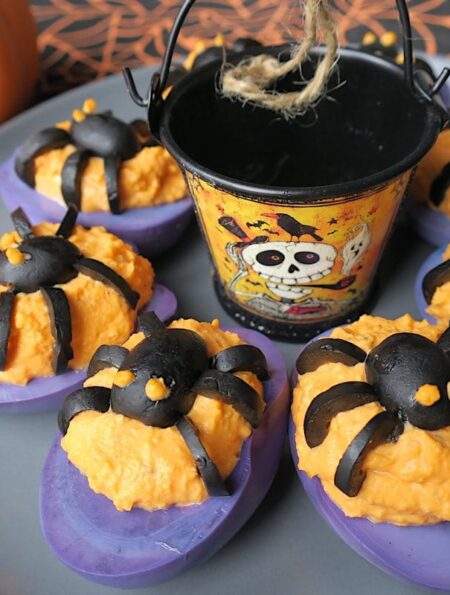 Low Carb Roasted Pumpkin Deviled Eggs