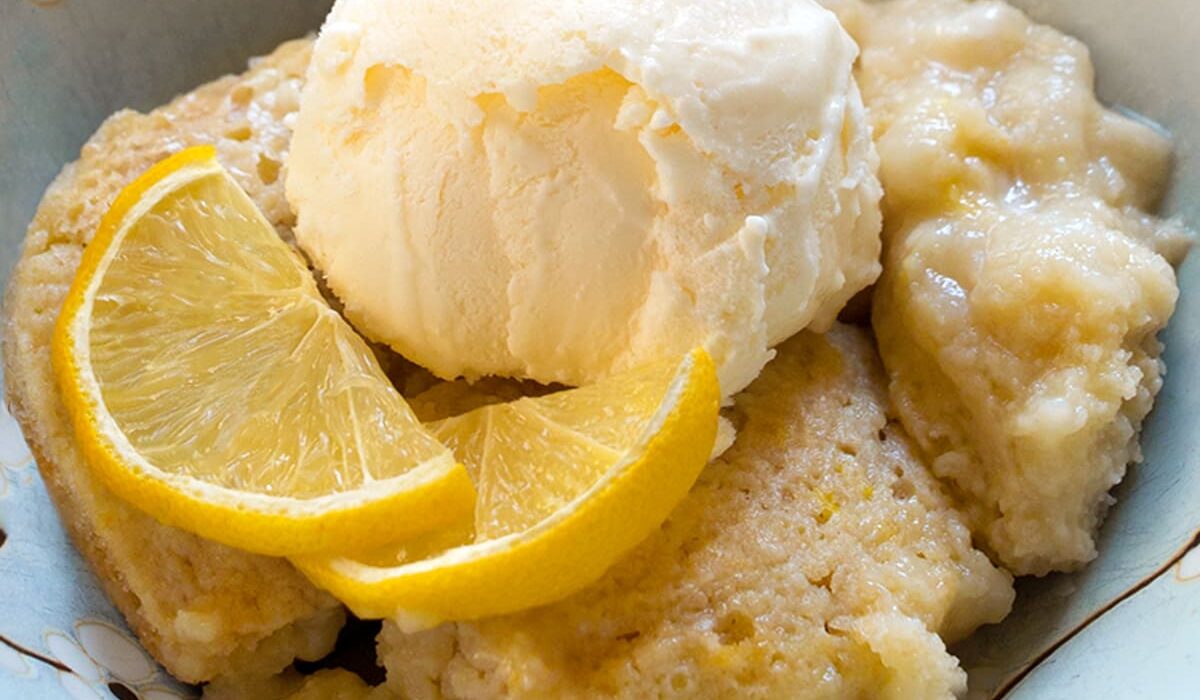 Vegan Lemon Pudding Cake Recipe