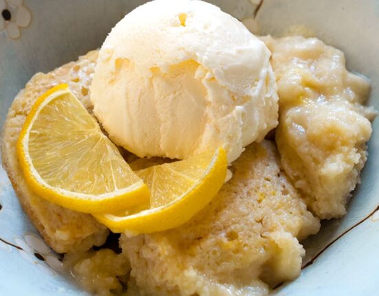 Vegan Lemon Pudding Cake Recipe
