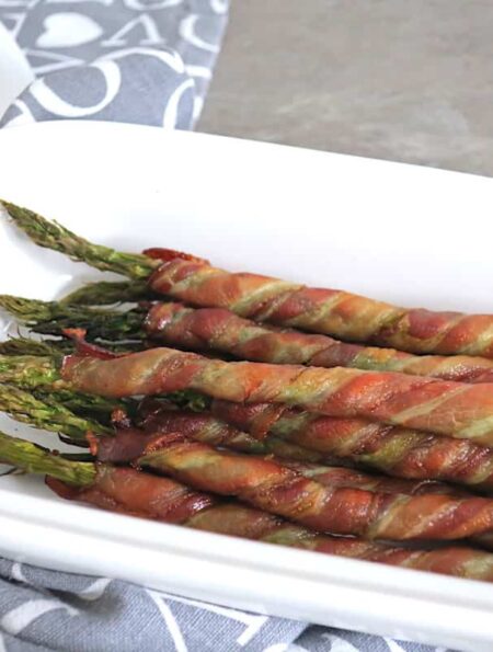 Zero-Carb Bacon-Wrapped Asparagus & Orange Butter